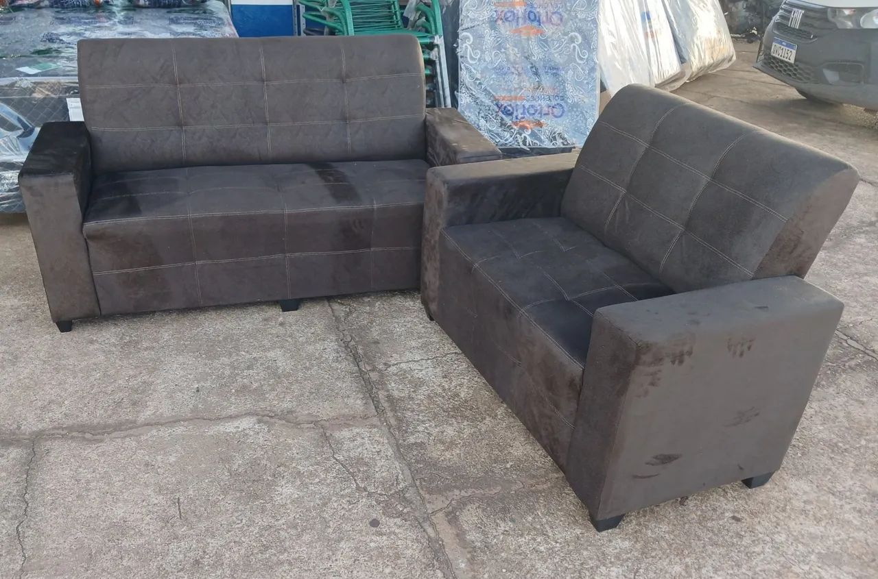 Conjunto Sofá 2 e 3 lugares - Novo - Foto 2