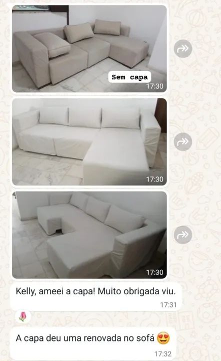 Capa sob medida para seu sofá, retrátil/ sofá-cama e todos os modelos e tamanhos.  - Foto 4