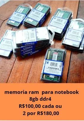 Memória ram para notebook 8gb ddr464308140534401120