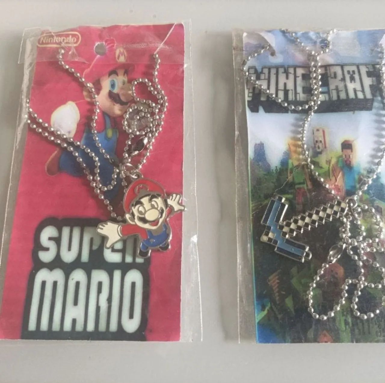Colares Super Mario, Minecraft, Inuyasha, One Piece