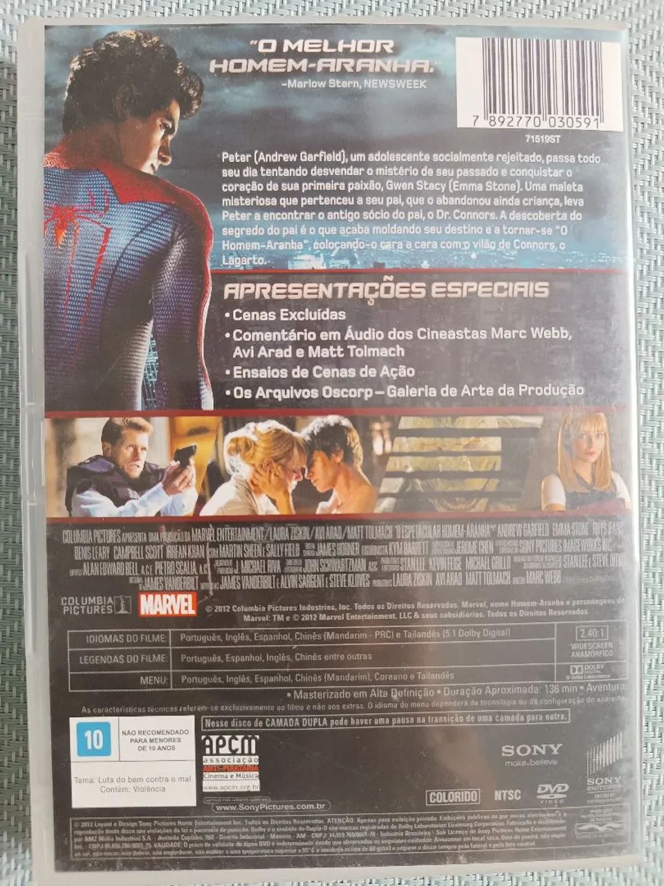 Combo 3 DVDs:  Guardiões da Galáxia, Guerra Civil e Homem-Aranha - Foto 3