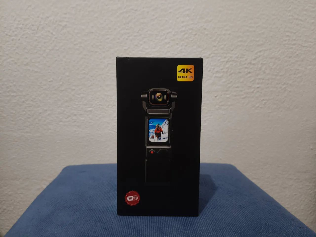 Câmera de ação de bolso, tela sensível ao toque, portátil, gravador de vídeo, vlog - Foto 2