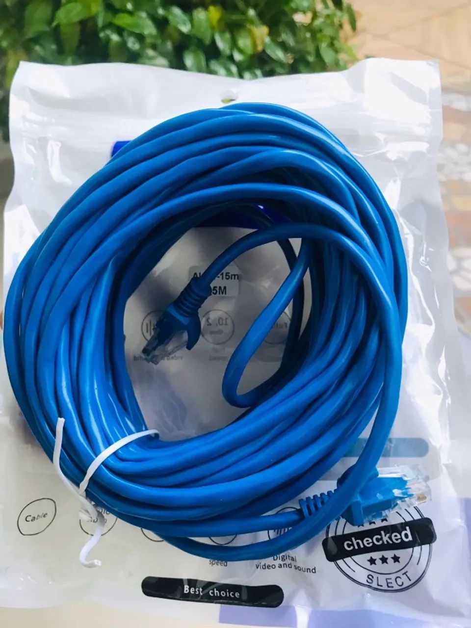 Cabo de Rede LAN Internet/Ethernet Novo (1,5m /2m /5m /10m /15m) Garantia - Foto 3