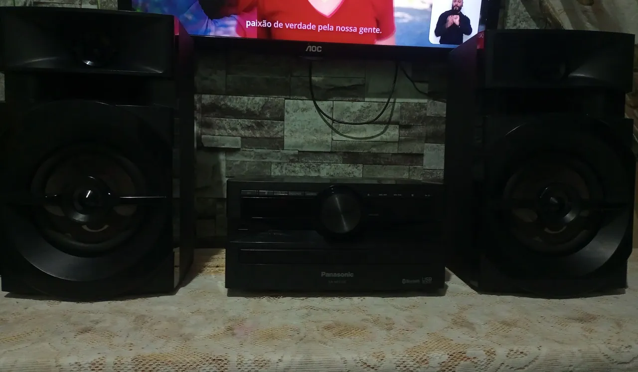Mini System Panasonic com Bluetooth e USB