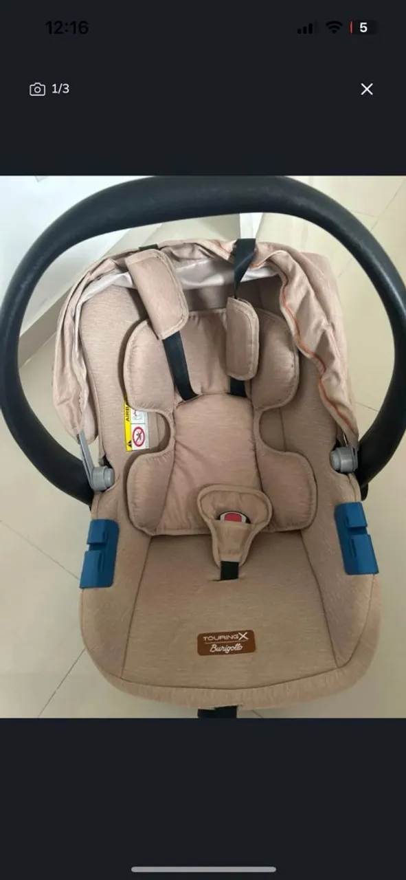 Bebê conforto Touring X Burigotto