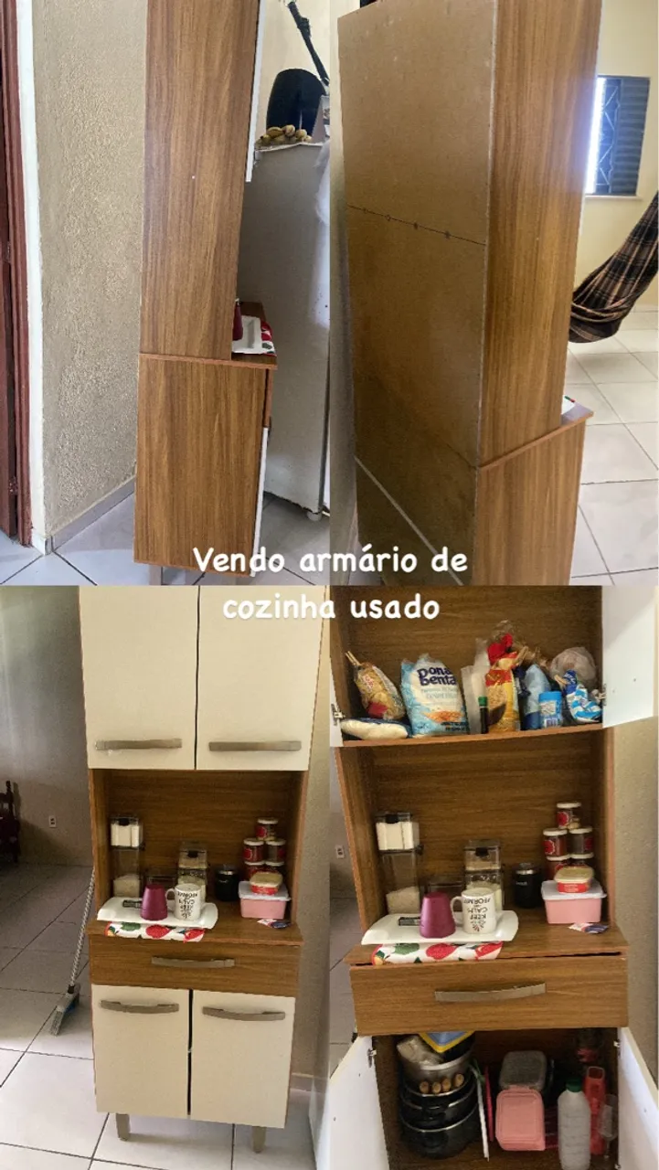 Armário de cozinha usado