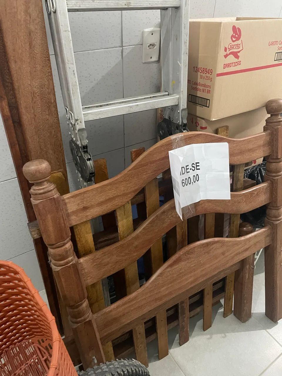 Cama Solteiro Madeira