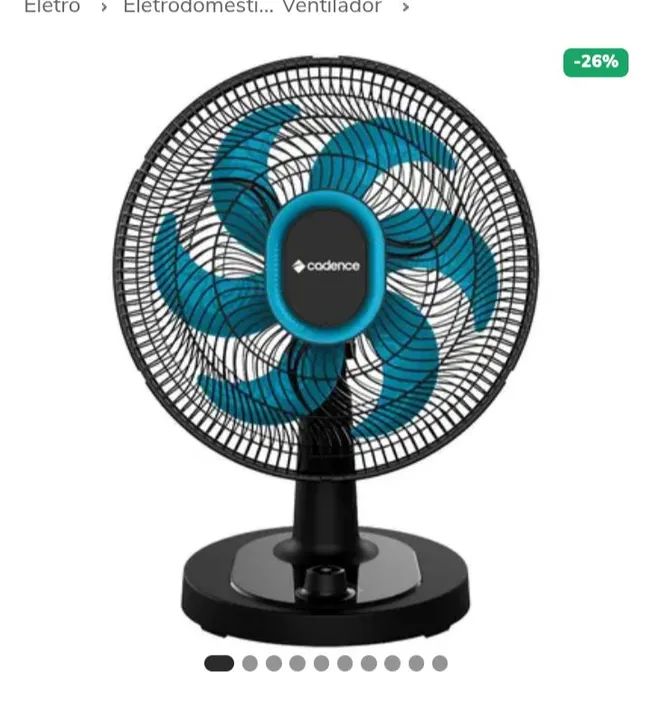 Ventilador de Mesa Cadence - vtr420 110v