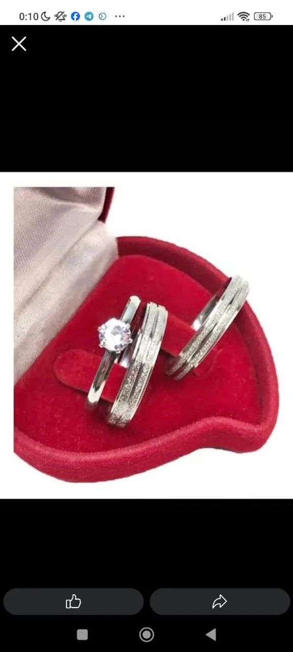 Alianças de casamento e namoro pronta entrega  - Foto 5