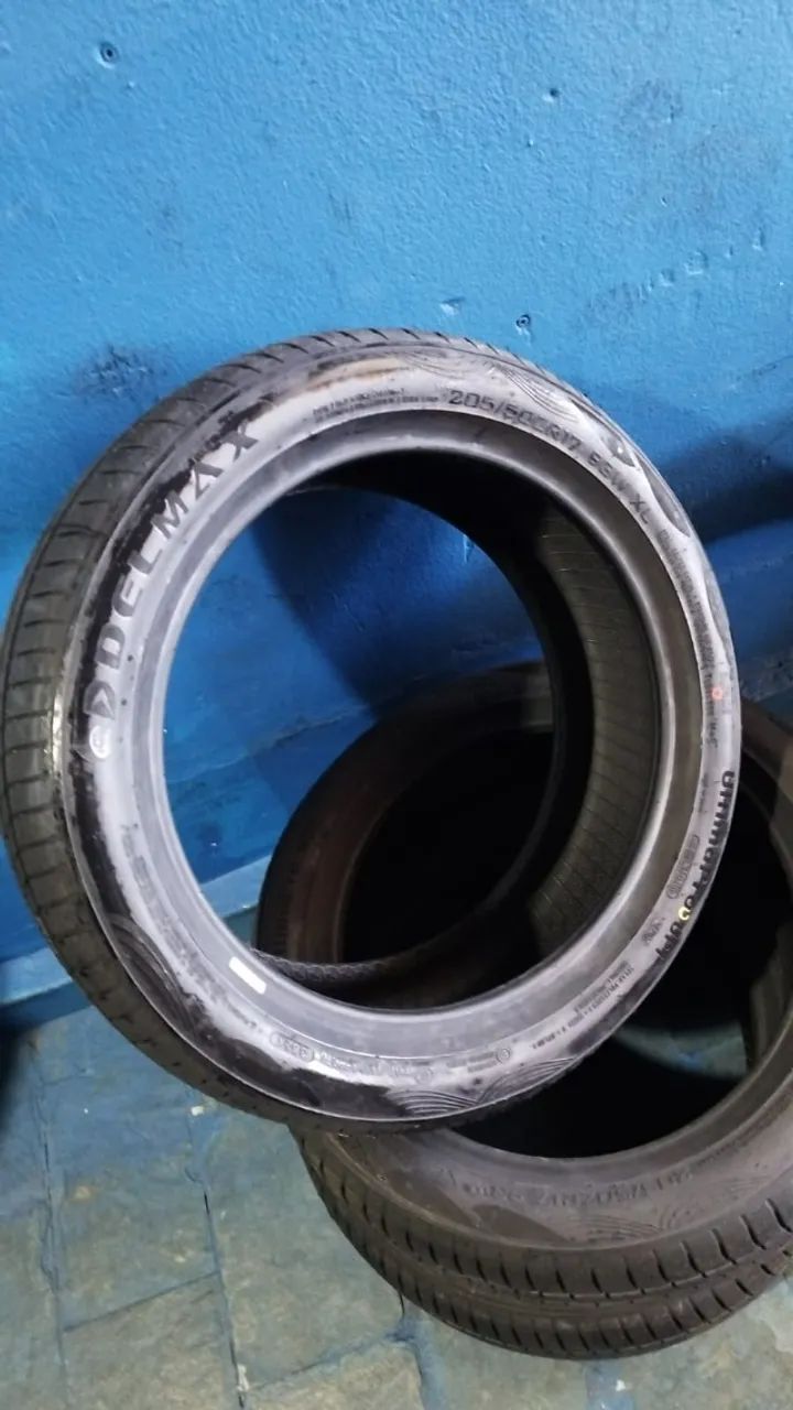 (4undisp) Kit 2 Pneus aro 17 medida 205/50r17 AT marca DELMAX (original) - Foto 3