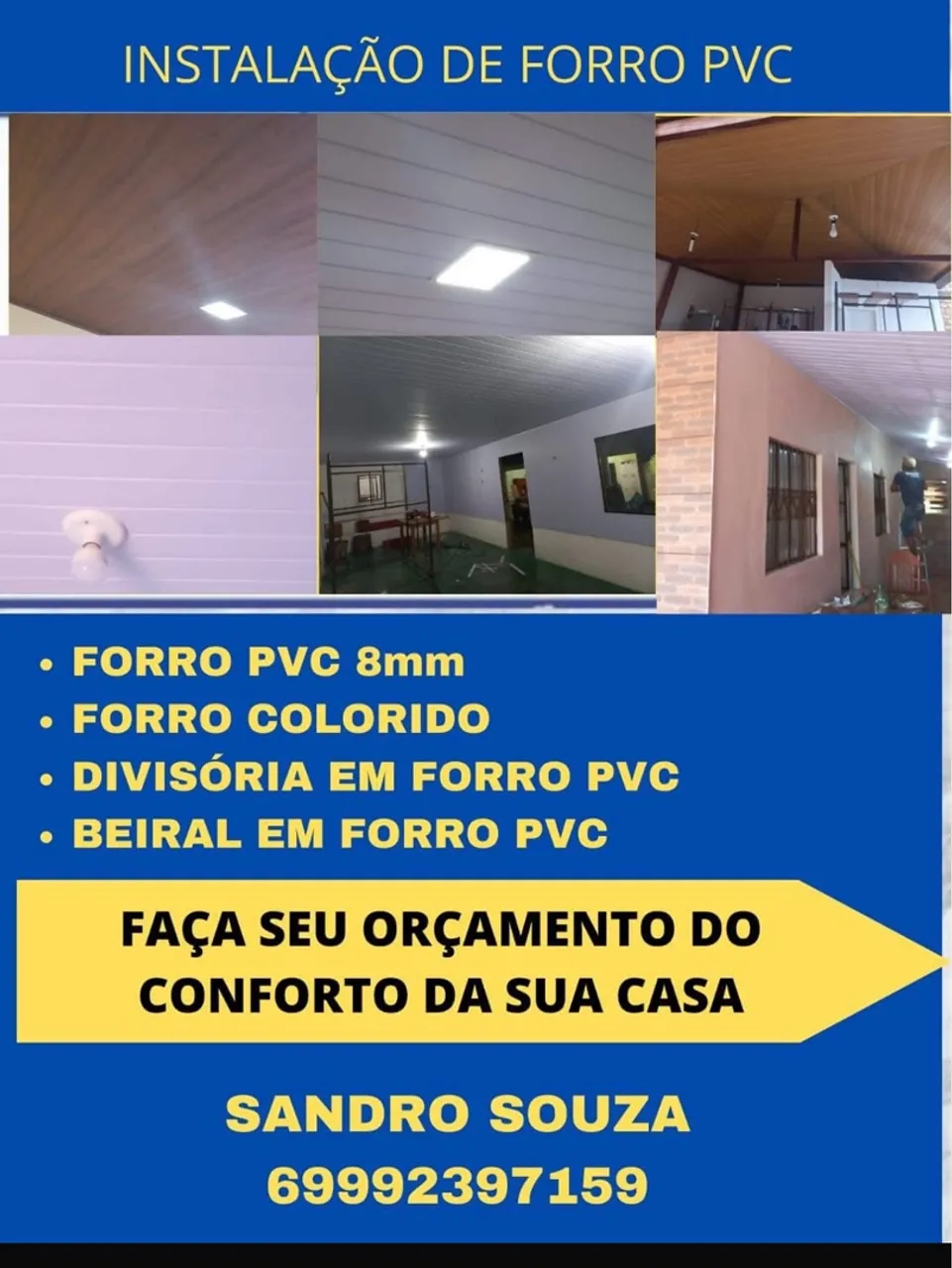 Forró pvc instalado