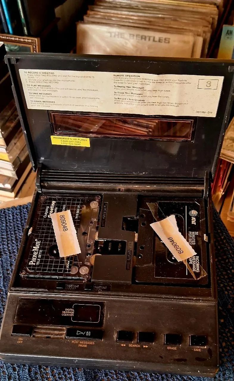 Secretária Eletrônica Phone Mate 7100 - Vintage ler descrição  - Foto 2