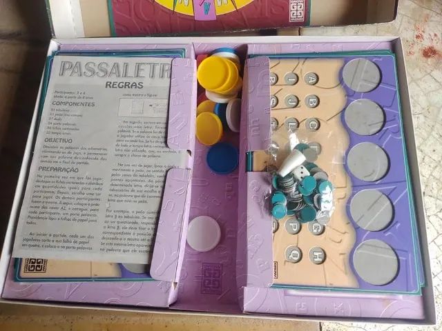 Jogo Passaletra Antigo da Grow - Brinquedo Completo - Foto 4