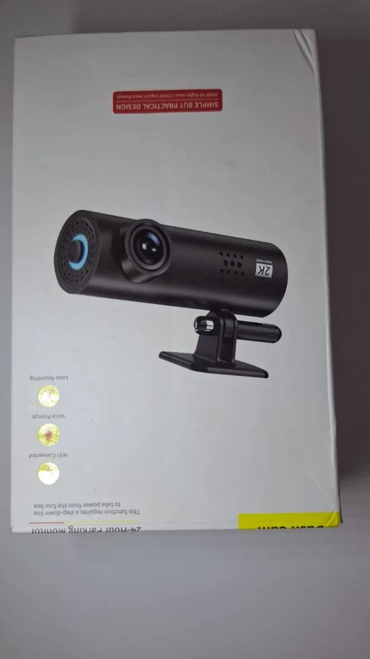 Câmera Veicular Forte Black L9P 2K | Infravermelho | Wi-Fi | Cartão 32GB