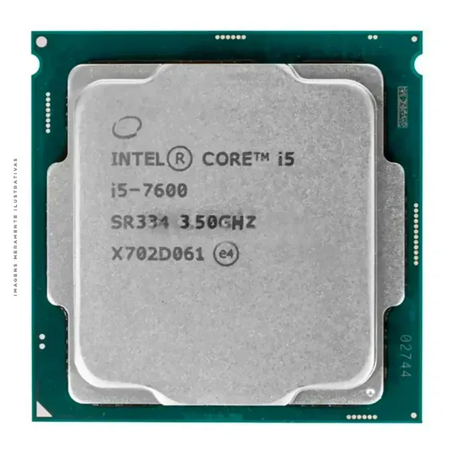 Kit i5 7600 + 16GB DDR4 + Placa-mãe - PC rápido e confiável