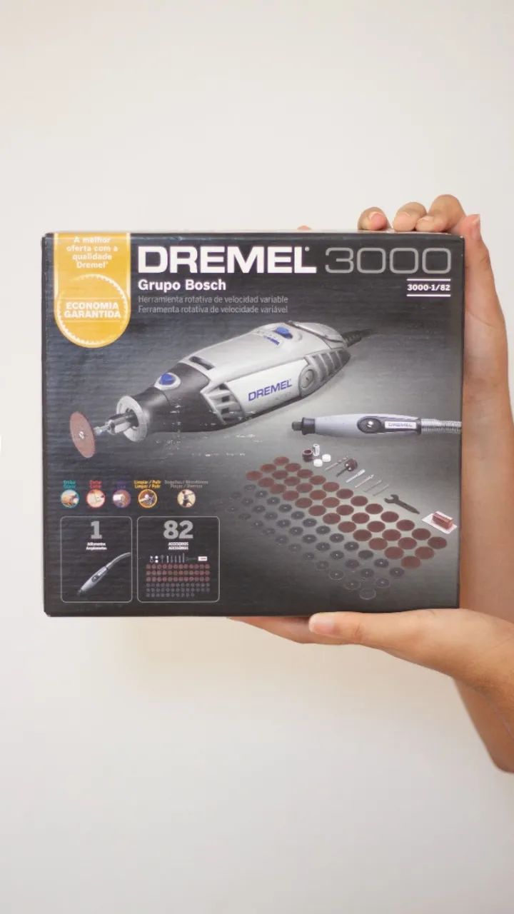 Micro retífica Dremel 3000 - 82 peças