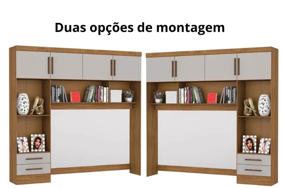 Modulado 4 Portas 2 Gavetas  Larg. 2.04m  rf77m - Foto 2