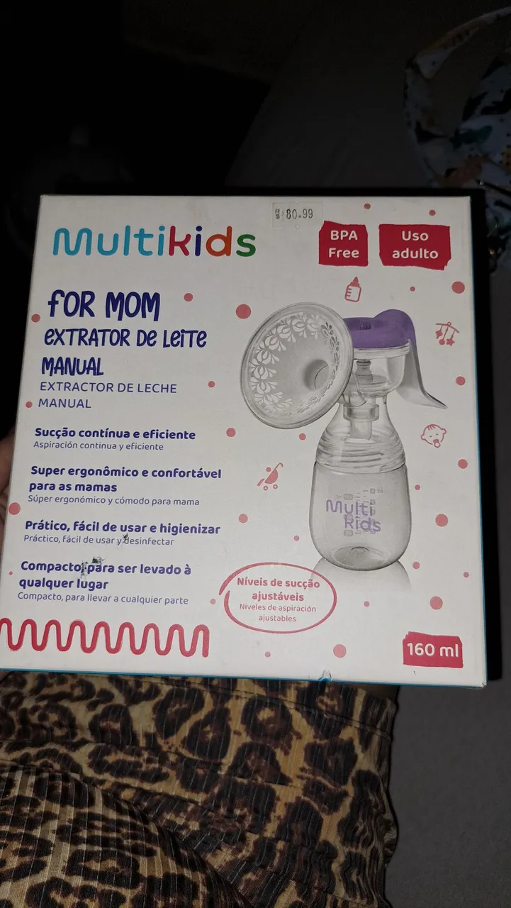 Extrator de Leite Manual Multikids