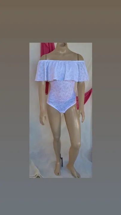 BODY CIGANINHA EM RENDA C/FORRO - Foto 2