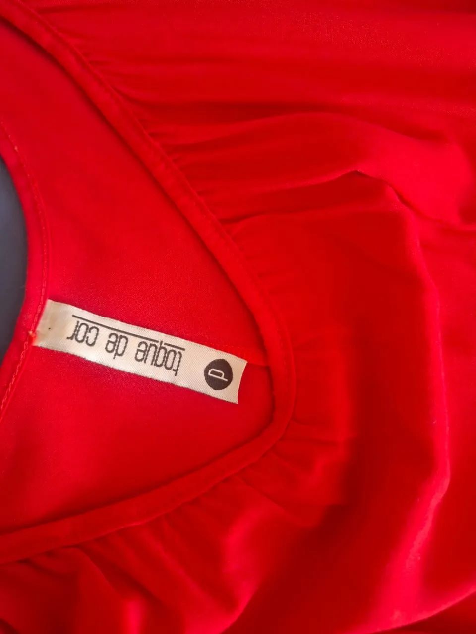 Vestido longo vermelho TOQUE DE COR - Foto 5