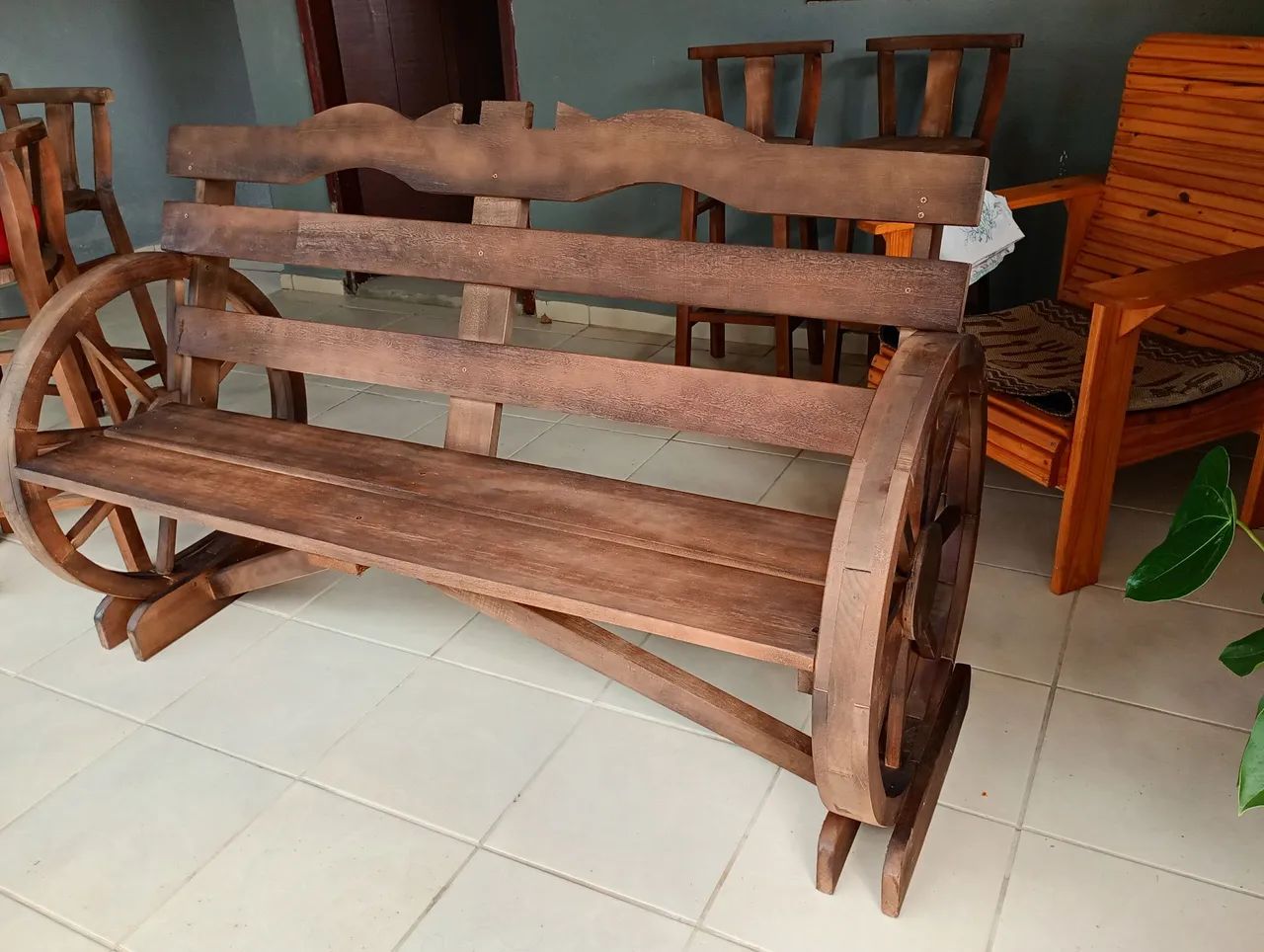 Rustic bench64296271098882123