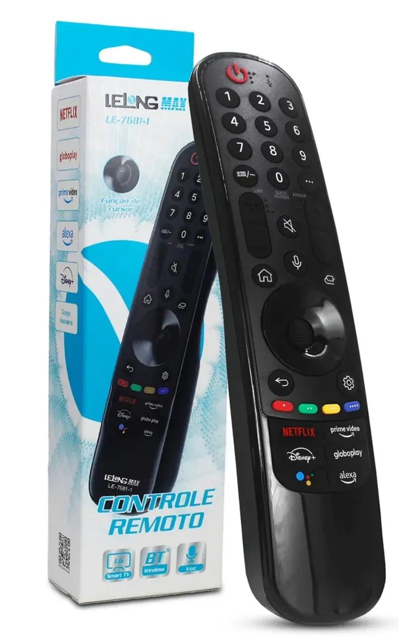 Controle Remoto Magic Com Mause e Comando de Voz - Novo