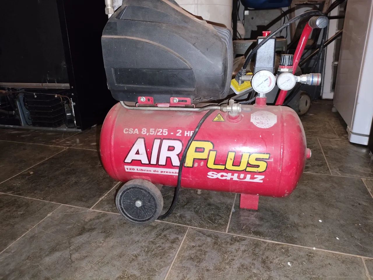 Compressor Schulz 25 litros 2hp - Foto 2