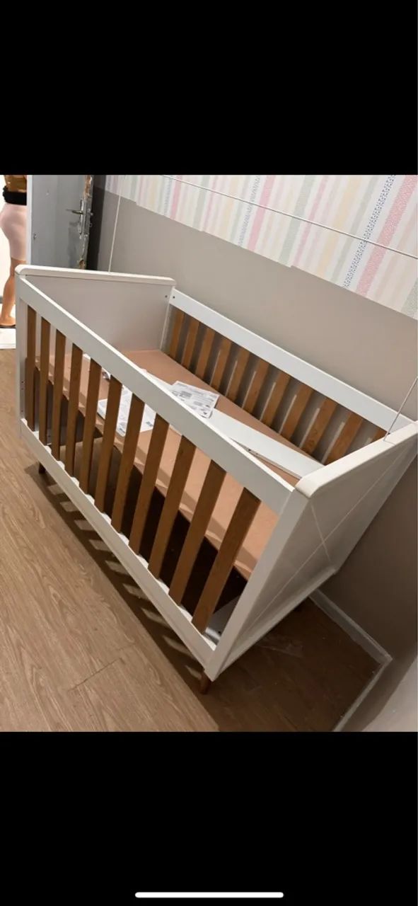 Berço americano branco NA CAIXA  - Foto 2