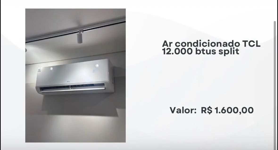 Ar condicionado TCL 12000 Btus 