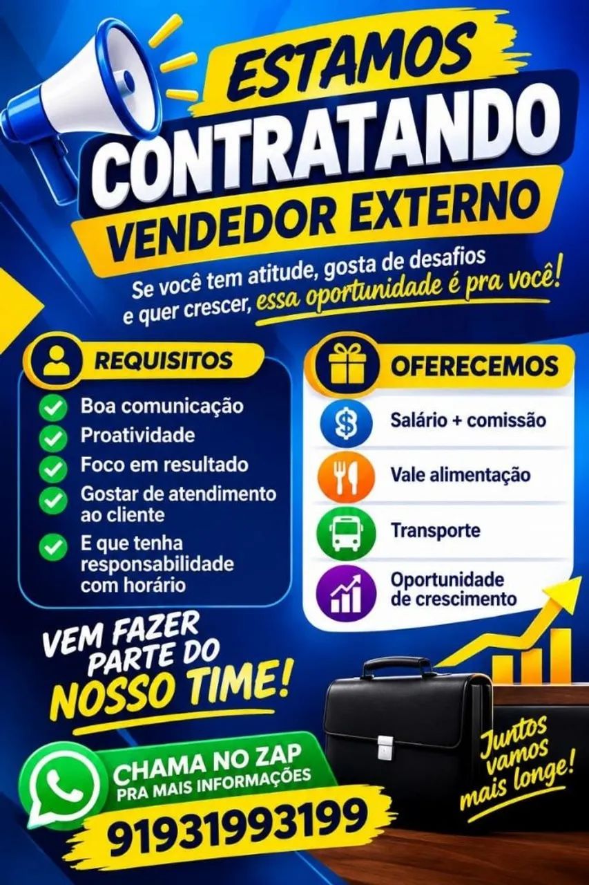Vendedor(a) externo 