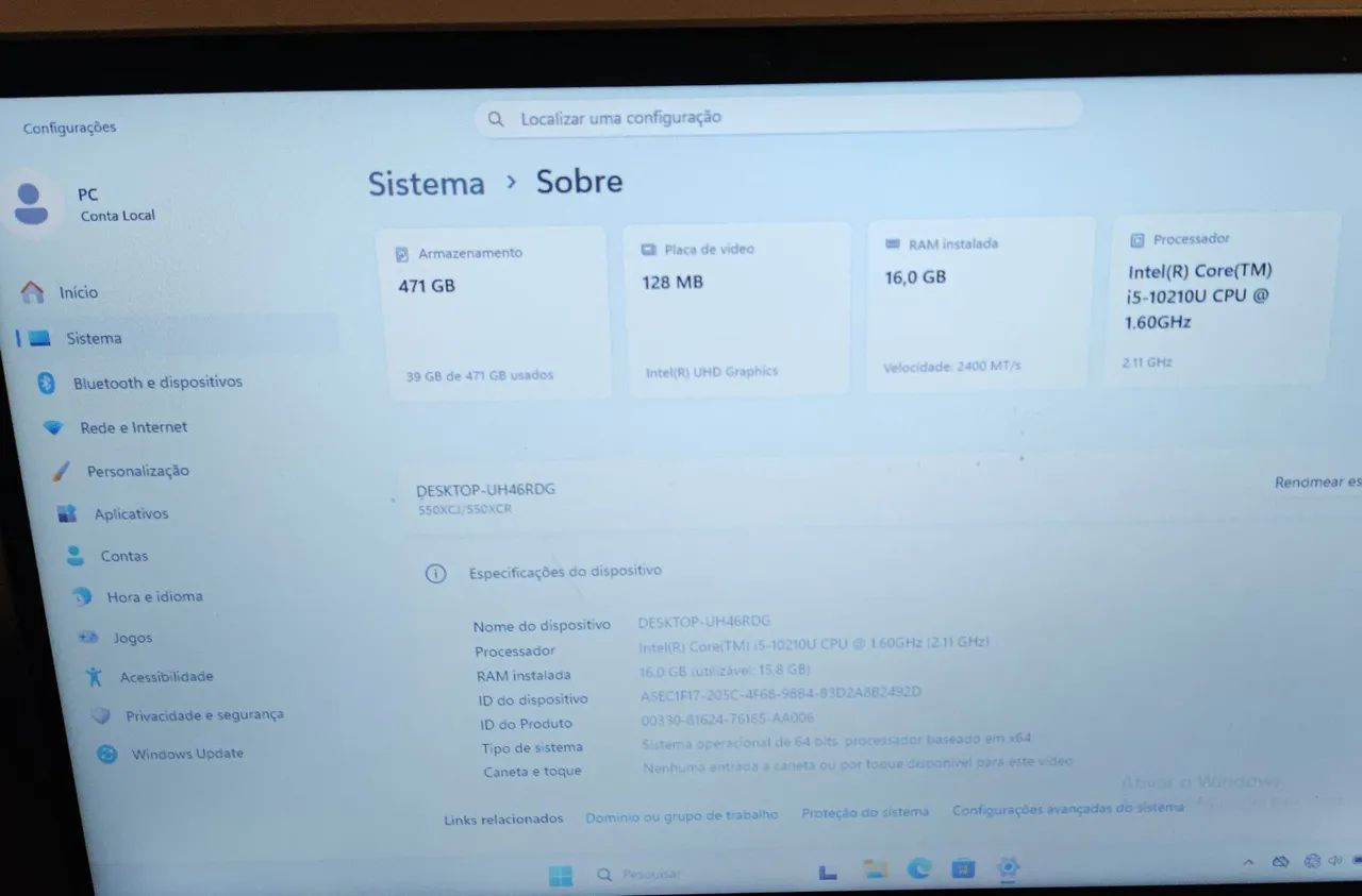 Notebook Samsung top i5 10° + 2 SSD + 16GB - Foto 2