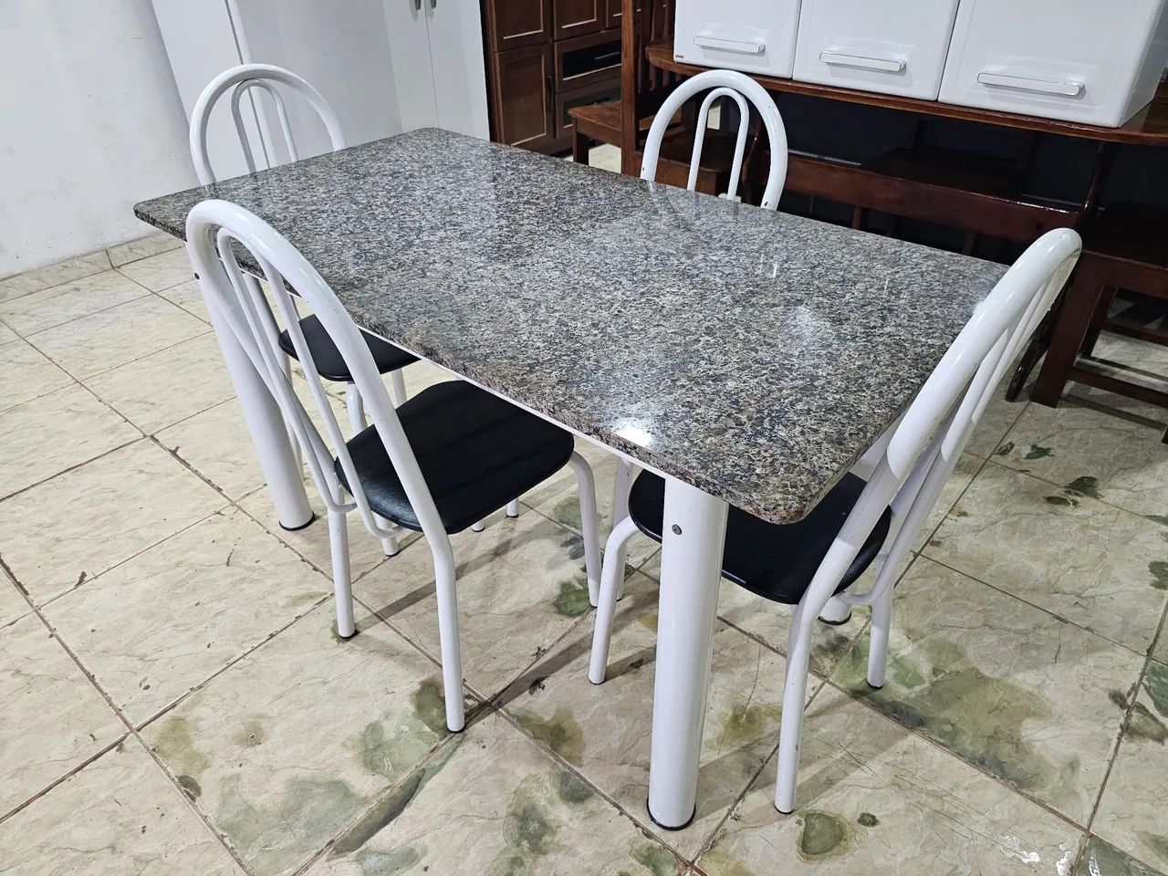Mesa de mármore usada - Foto 5