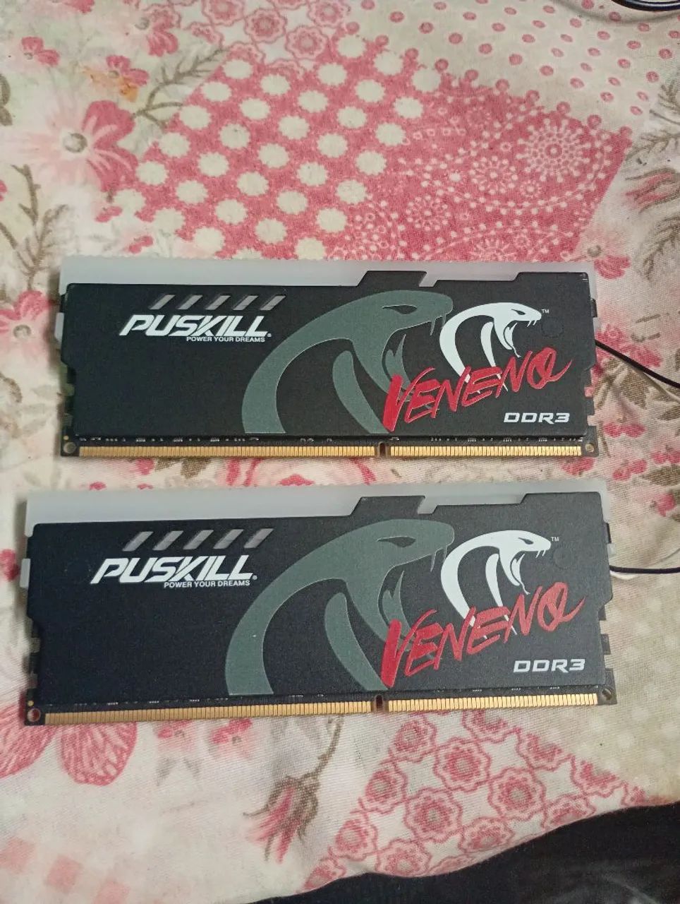 Memória RAM puskill 8gb cada DDR3, RGB  - Foto 2