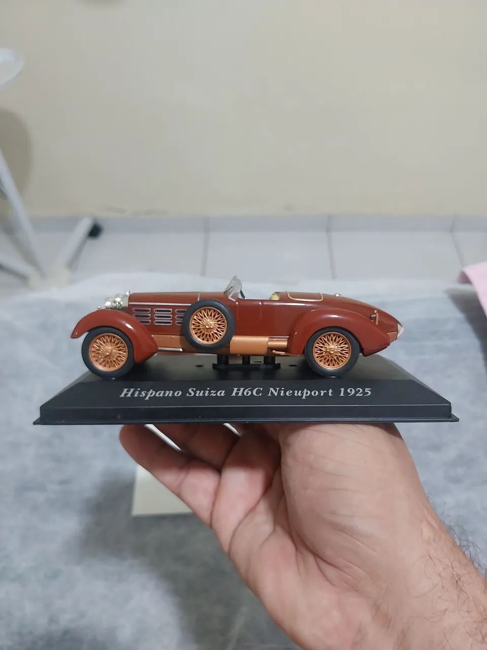 Miniatura Spano Suiza H6C Nieuport 1925.