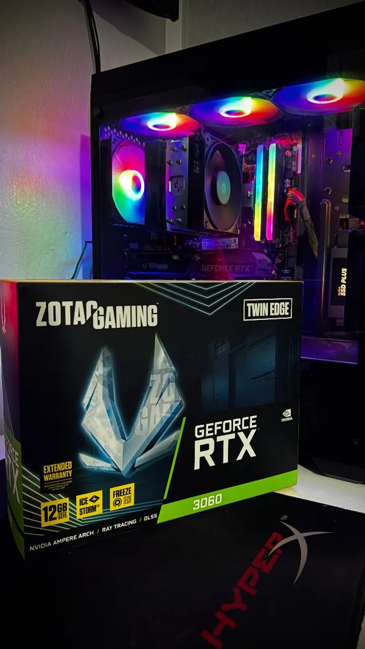 Placa de Vídeo RTX 3060 Zotac 12GB