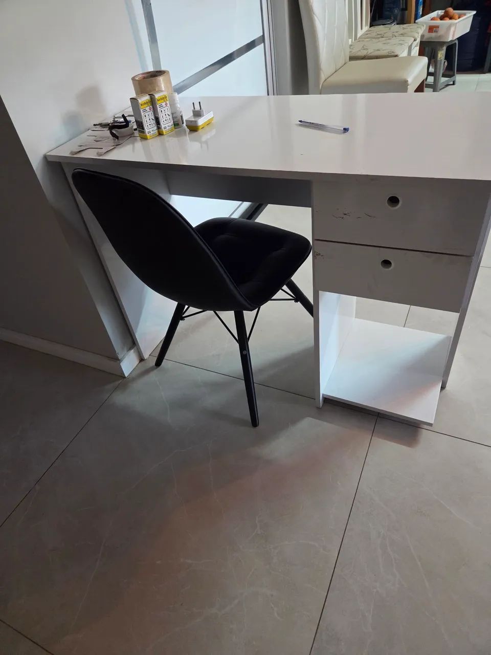 Mesa de escritório e cadeira - Foto 4