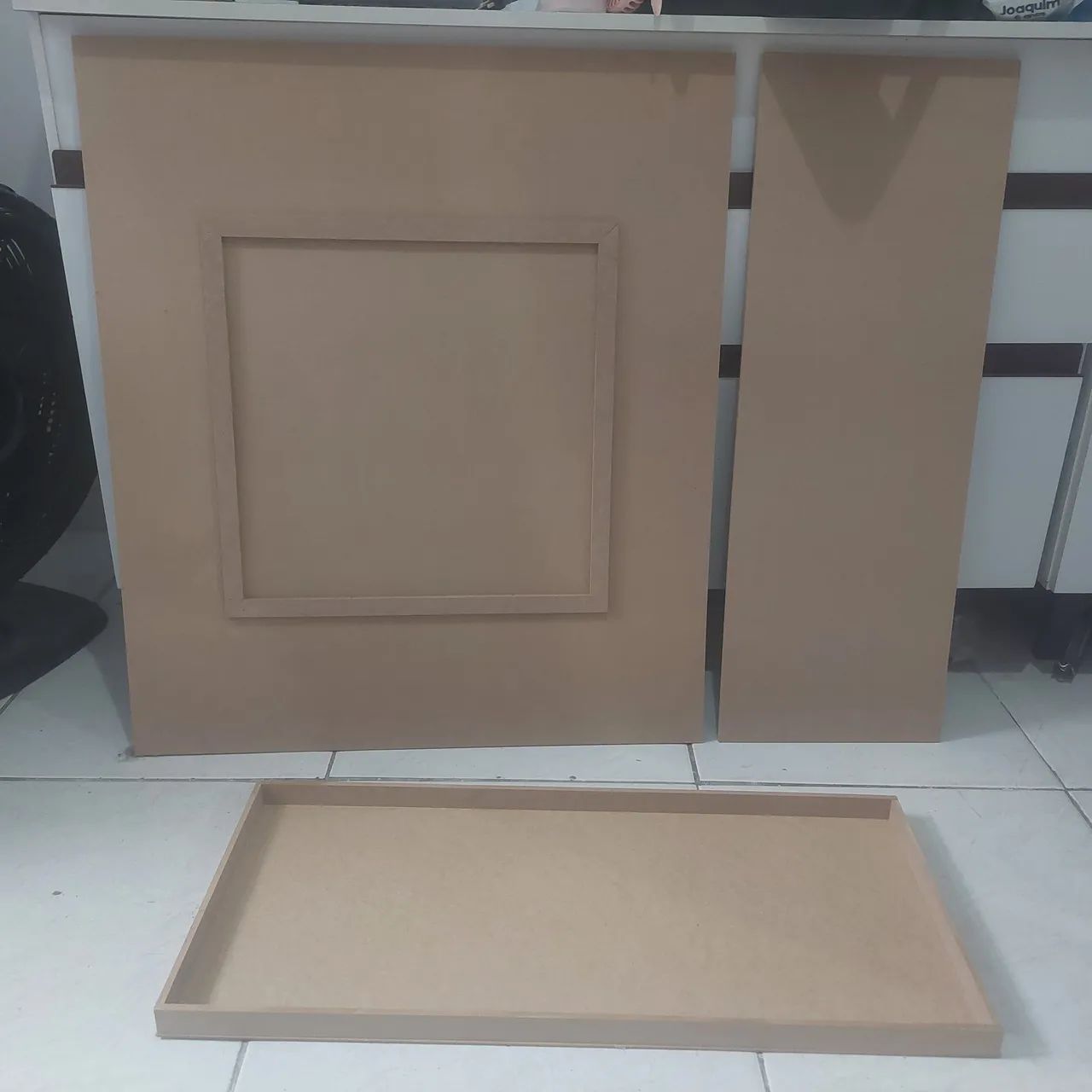 Mesa fake cômoda dobrável em mdf  - Foto 2