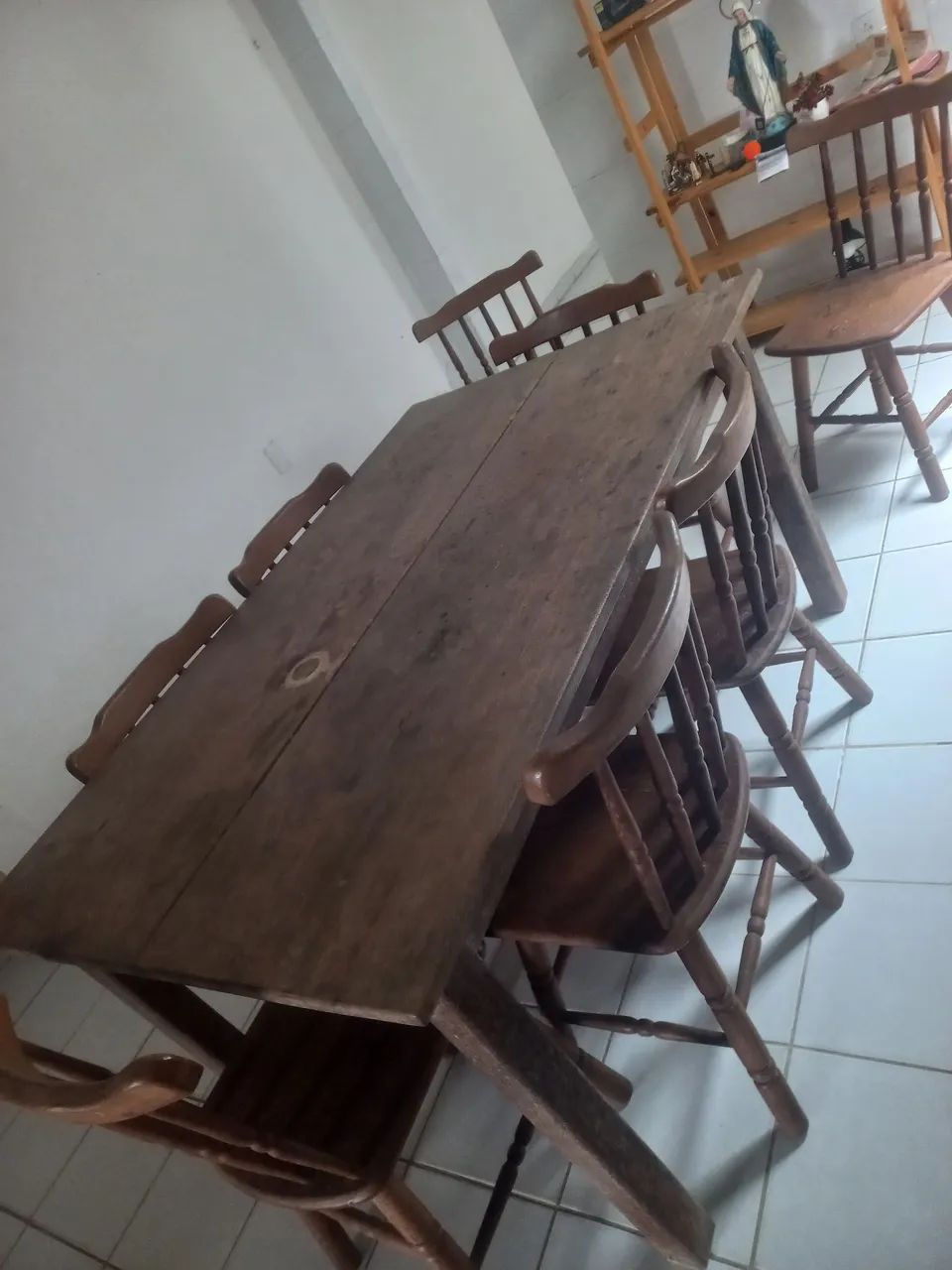 Mesa com cadeiras madeira Jatobá  - Foto 4