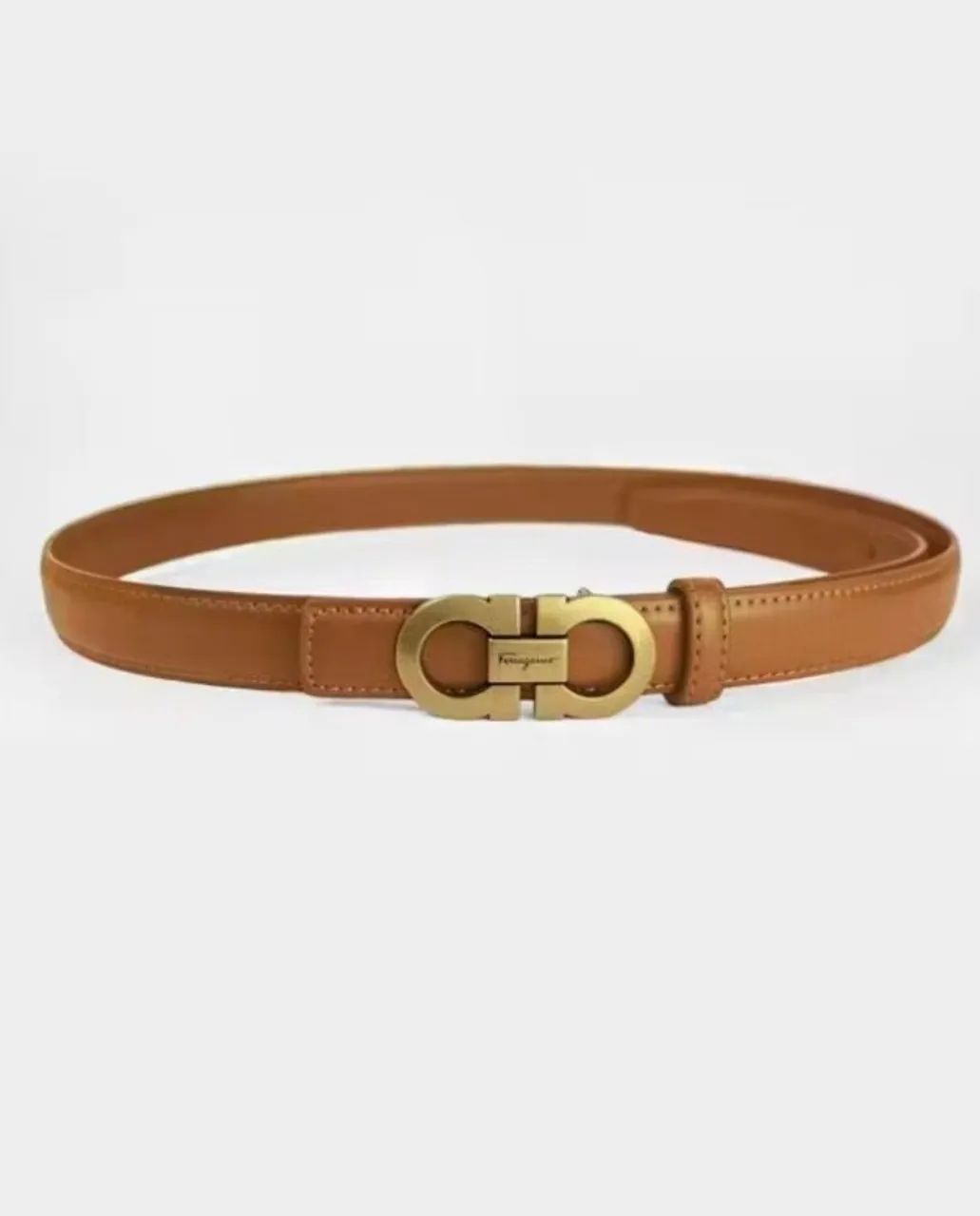 cinto feminino salvatore ferragamo - caramelo  - Foto 3