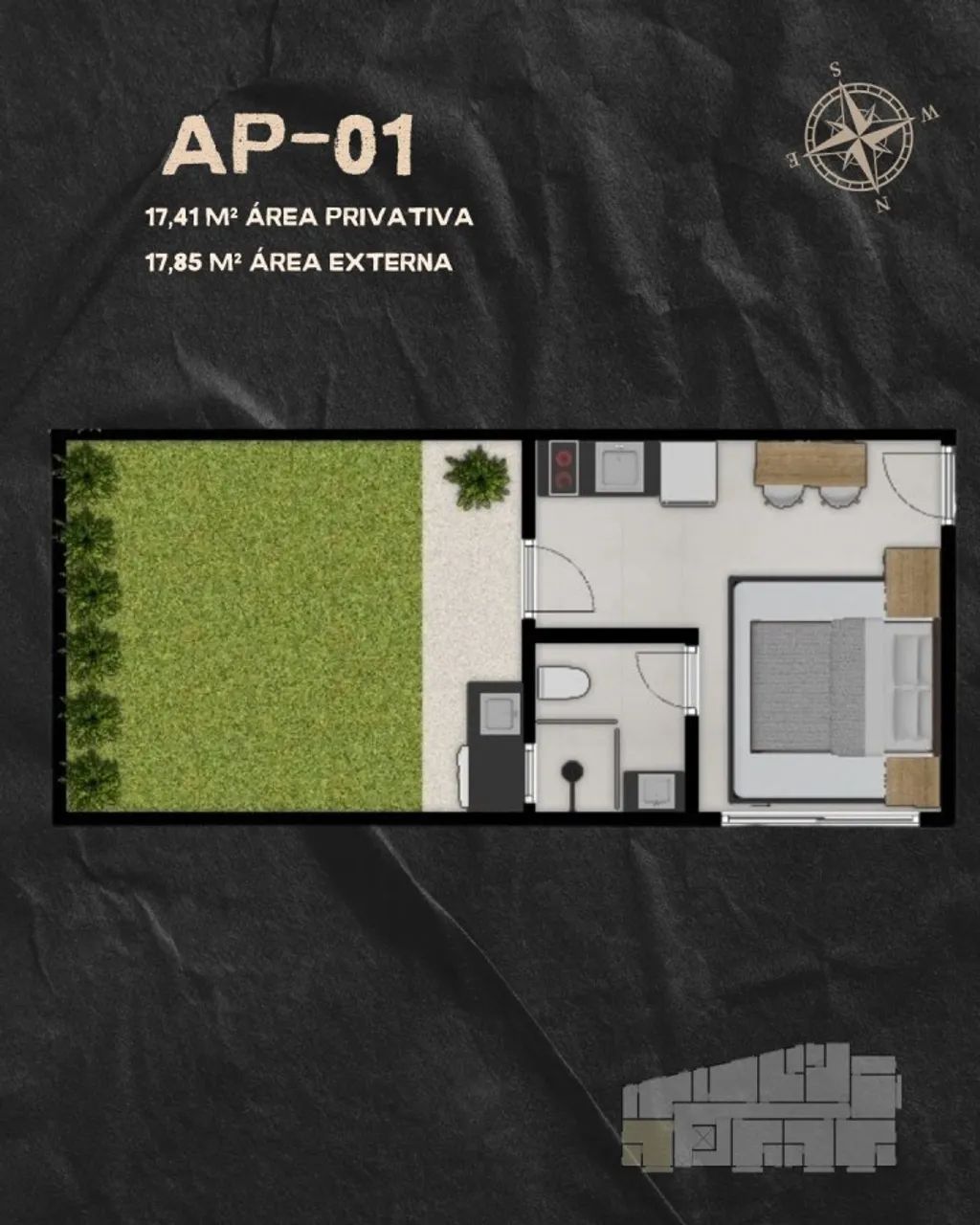 Studio para Venda em Florianópolis, Campeche, 1 dormitório, 1 banheiro - Foto 5