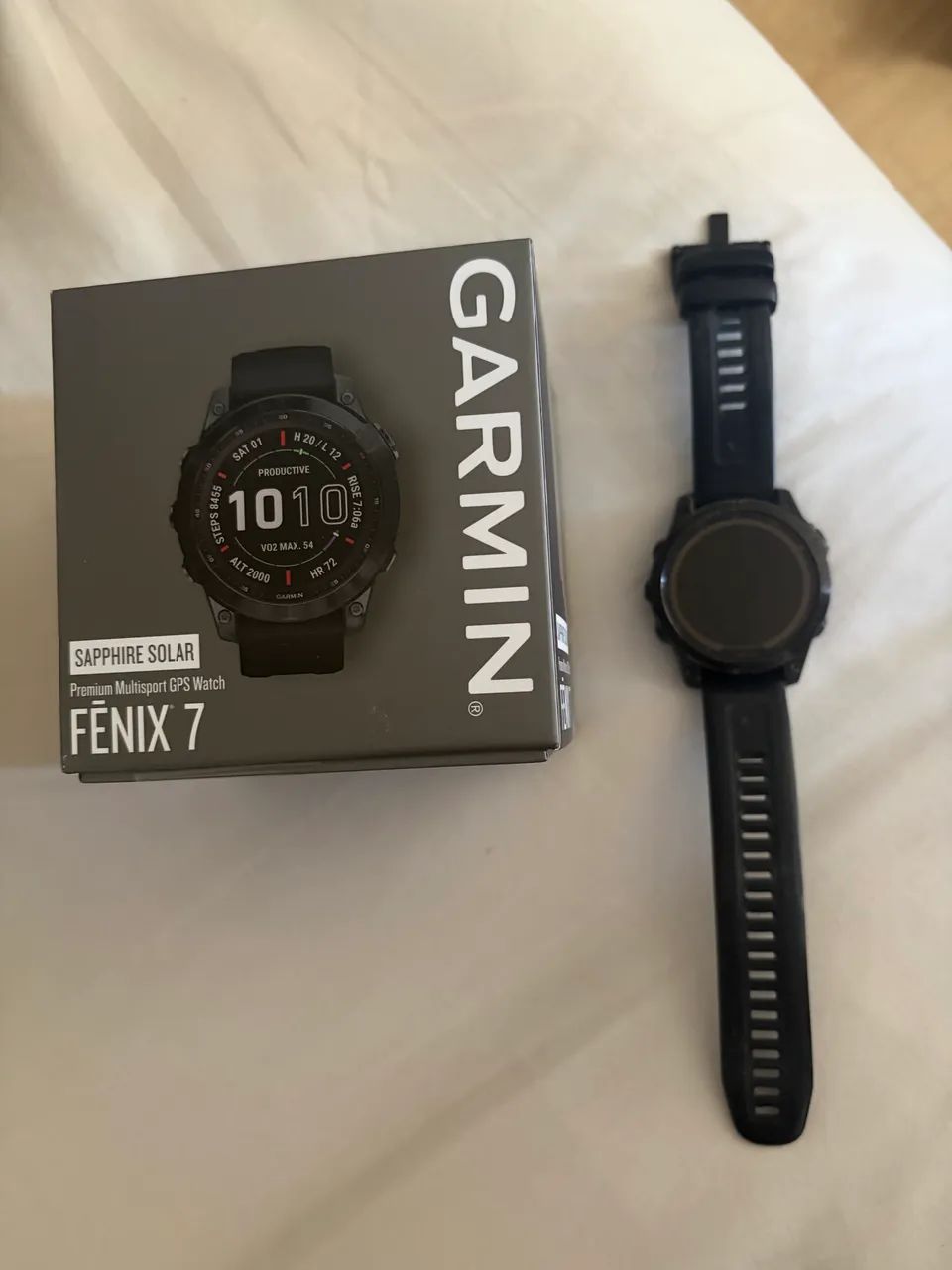 Garmin fênix 7 sapphire solar 