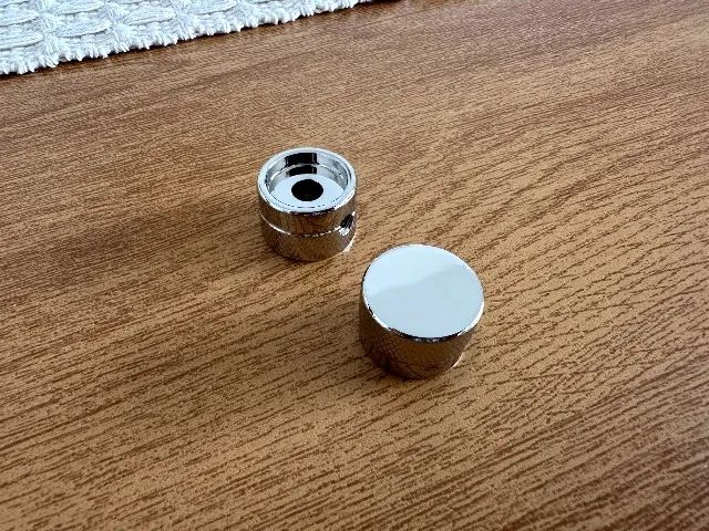 Knobs cromados Gretsch sem logo para guitarra - Foto 3