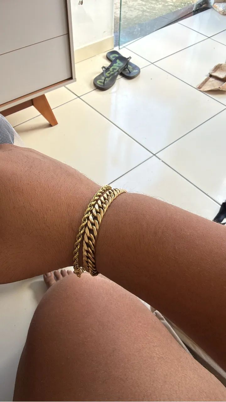 Pulseiras em ouro 18k - Foto 2