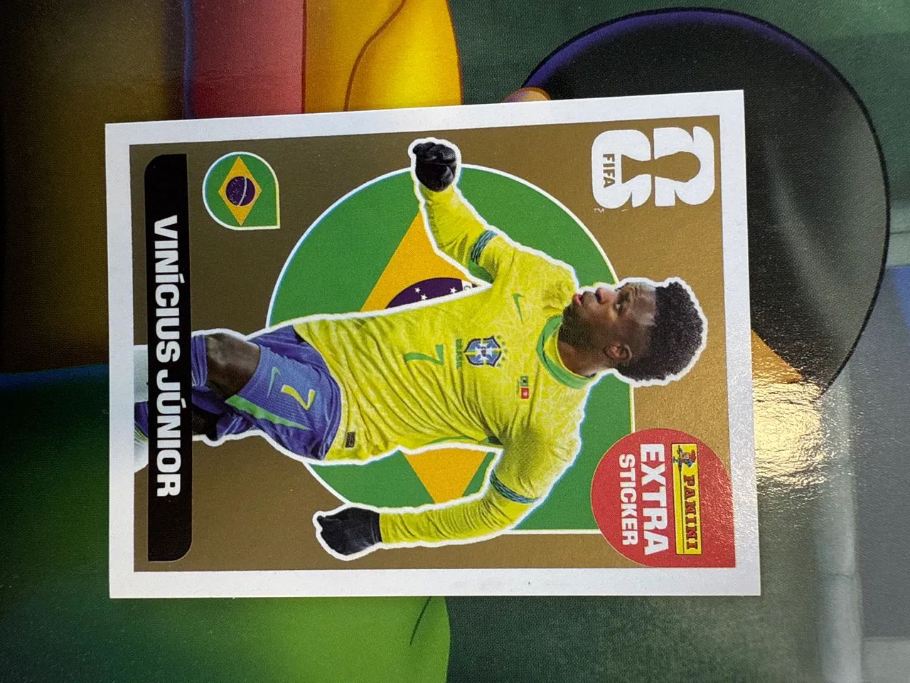 Figurinha COPA EXTRA STICKER VINICIUS JÚNIOR