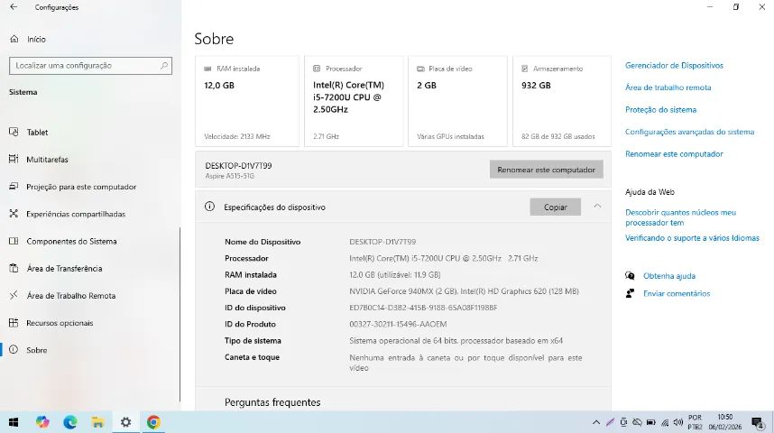 Notebook Acer Aspire 5 12GB RAM Intel Core i5 HD 1 TERA - Foto 4