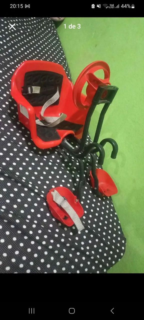 Cadeirinha infantil para bicicleta aro 29 - Foto 3