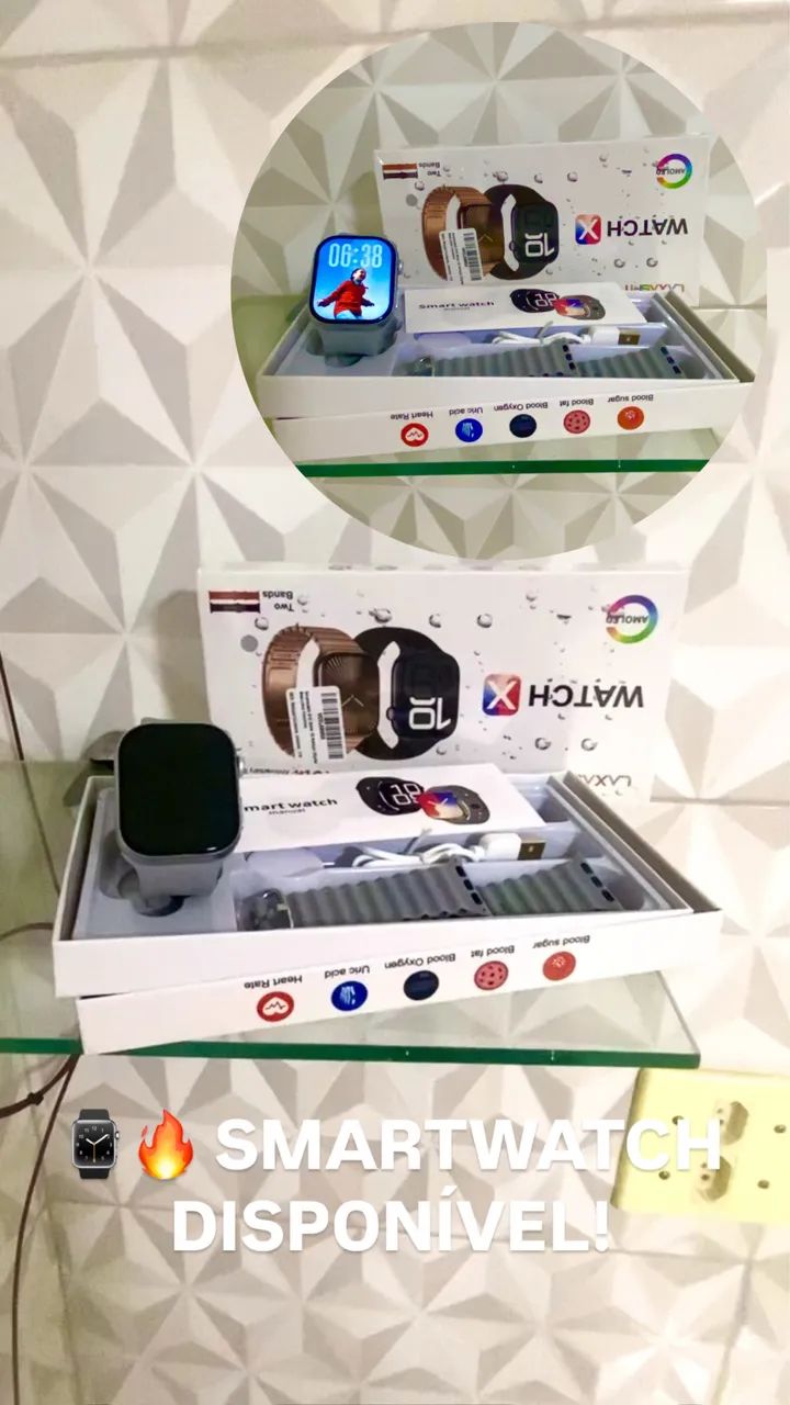 Smartwatch Inteligente - Novo | Bluetooth | Vários Modelos - Foto 2