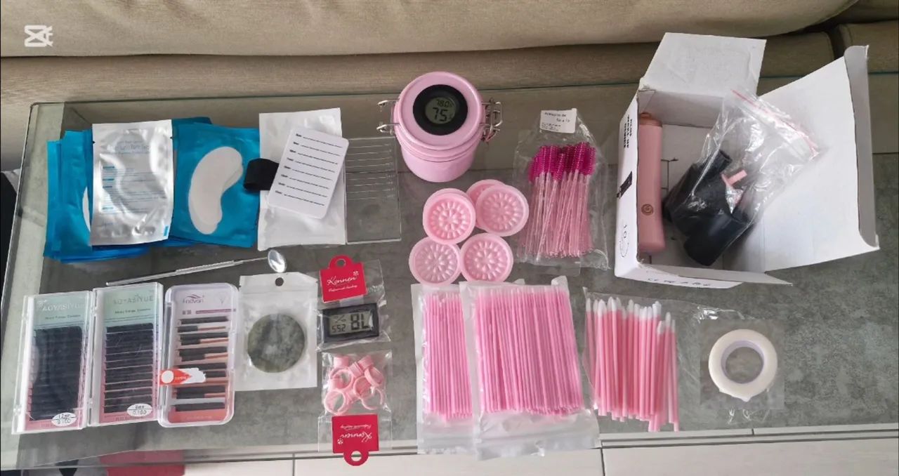 Kit extensão cílios