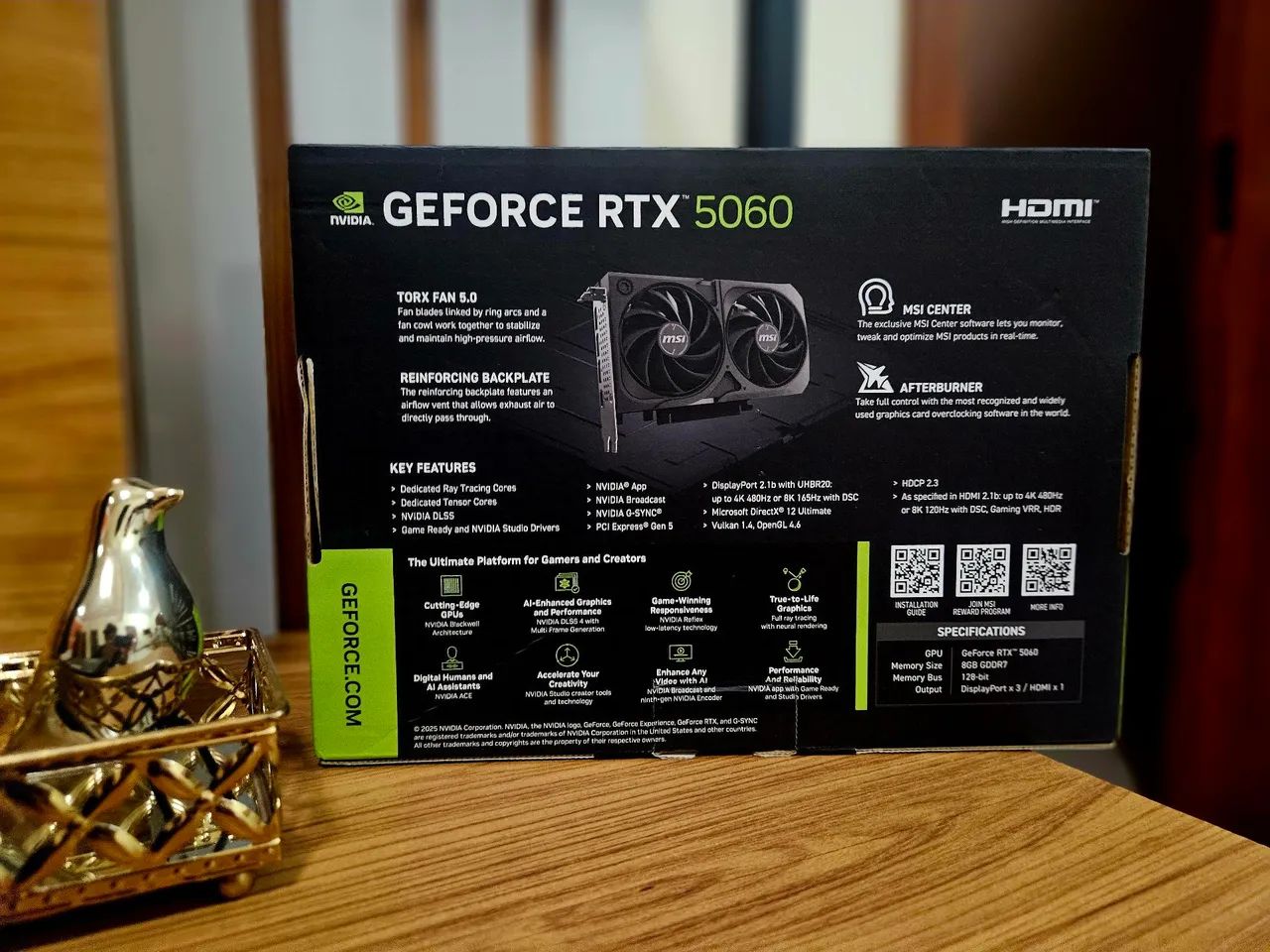 RTX 5060 MSI SHADOW 2X 8GB - Foto 5