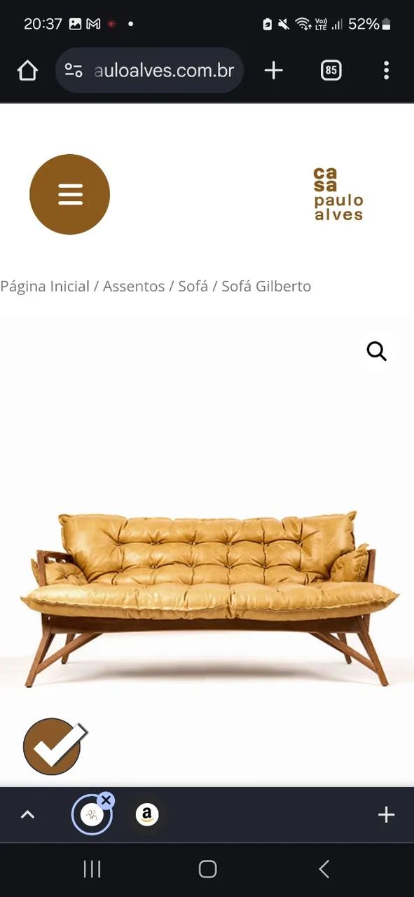 Sofá Gilberto - Casa Paulo Alves - Foto 4